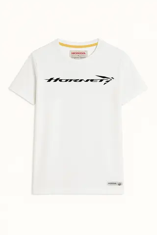 Honda T-Skjorte Hvit. Tribute Hornet