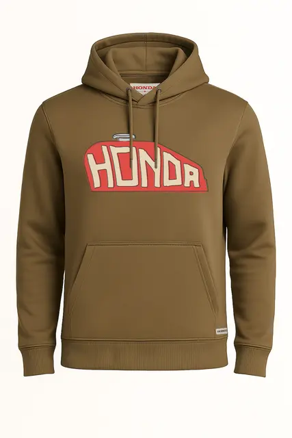 Honda FUN Hettegenser 2XL Sand farget 
