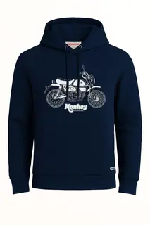 Honda Monkey Hettegenser Mørk Blå