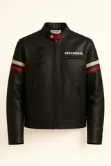 Honda Skinnjakke 2XL Svart