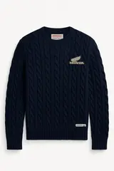 Honda HTG Genser 2XL Marineblå