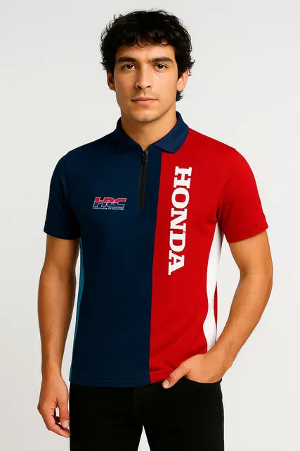 Honda HRC Racing Vest 2XL Rød / Marineblå med HRC Design 