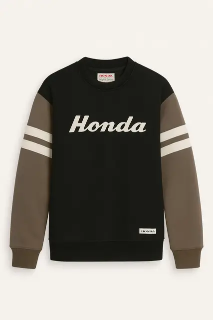 Honda HTG Genser 2XL Svart / Sand 