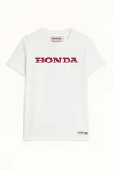 Honda T-Skjorte 2XL Hvit med Logo