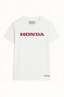 Honda T-Skjorte Hvit med Logo