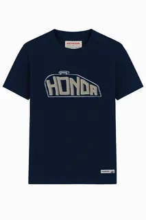 Honda FUN T-Skjorte Marineblå