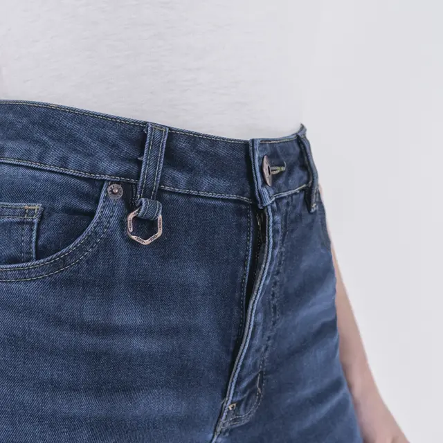 Knox Colton Slim-Tapered Jeans Dame XS - Blå 
