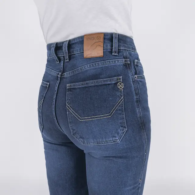 Knox Colton Slim-Tapered Jeans Dame XS - Blå 