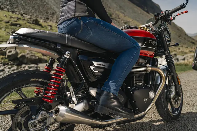 Knox Colton Slim-Tapered Jeans Dame XS - Blå 