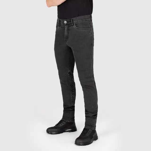 Knox Colton Slim-Tapered Jeans 30 Charcoal 