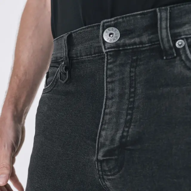 Knox Colton Slim-Tapered Jeans 30 Charcoal 