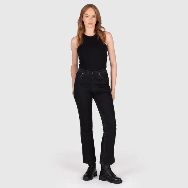 Knox Cartmel Kick Flare Jeans Dame S 