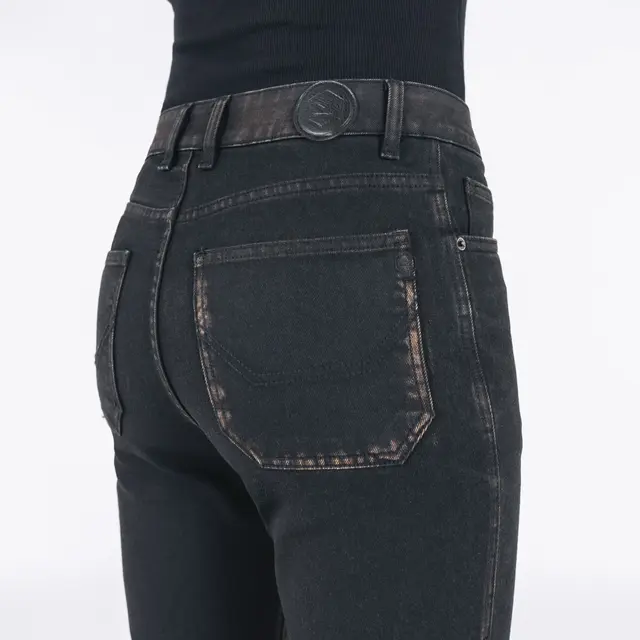 Knox Cartmel Kick Flare Jeans Dame S 