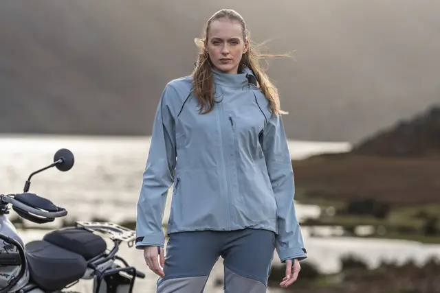 Knox Impass Skalljakke Dame Smoke Blue XL 