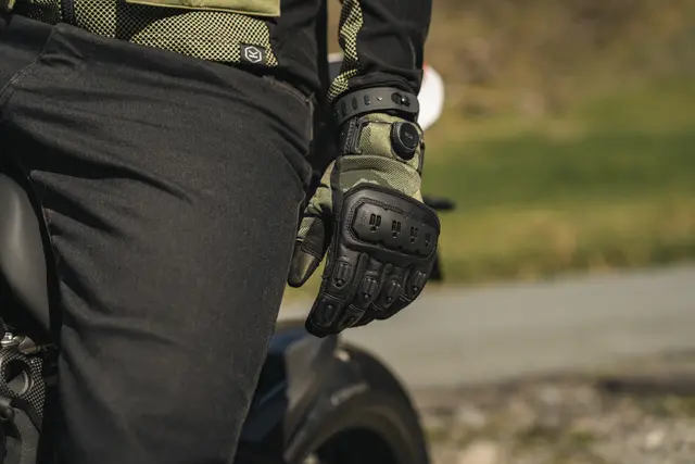 Knox Orsa OR4 Motorsykkel Hansker Grønn M 