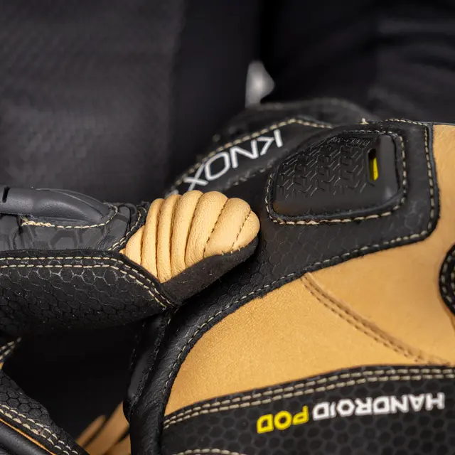 Knox Handroid POD MK5 Hansker Sand L Sporty og funksjonell hanske med BOA 