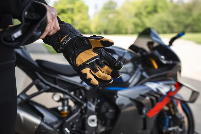 Knox Handroid POD MK5 Hansker Sand L Sporty og funksjonell hanske med BOA 