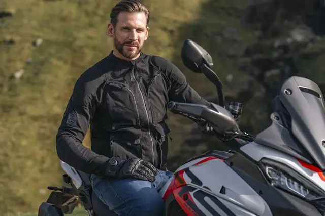 Knox Tor Beskyttelsesjakke Sort M AA-beskyttelse utviklet for adventure 