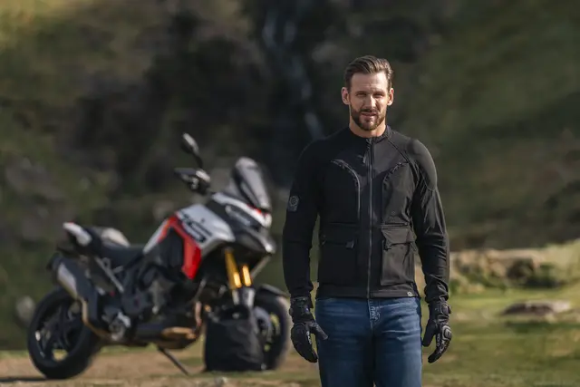 Knox Tor Beskyttelsesjakke Sort M AA-beskyttelse utviklet for adventure 