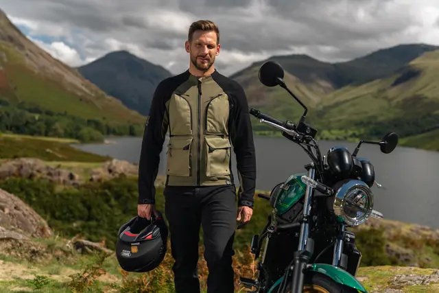 Knox Tor Beskyttelsesjakke Sage XL AA-beskyttelse utviklet for adventure 