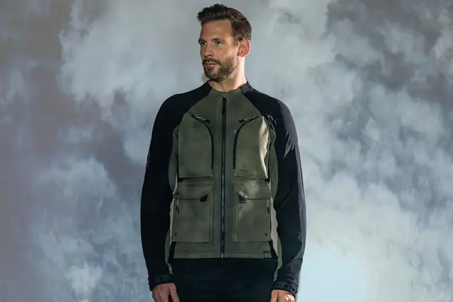 Knox Tor Beskyttelsesjakke Sage XL AA-beskyttelse utviklet for adventure 