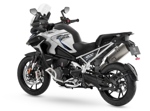 Triumph Tiger 1200 GT Explorer 2027 Aluminium silver & Pacific blue 
