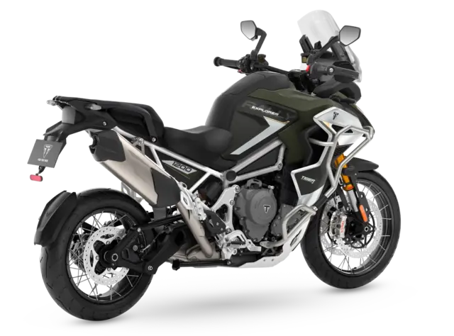 Triumph Tiger 1200 RALLY EXPLORER 2027 Matt khaki green & Matt sapphire black 