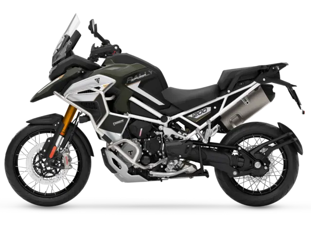 Triumph Tiger 1200 RALLY EXPLORER 2027 Matt khaki green & Matt sapphire black 