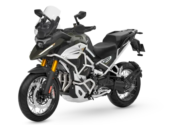 Triumph Tiger 1200 RALLY EXPLORER 2027 Matt khaki green & Matt sapphire black 