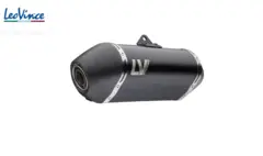 Leovince LV-14 Slip-on Sort XL750 Transalp