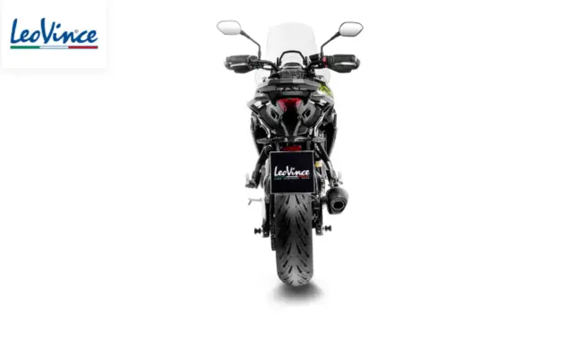 Leovince LV14 Slip-on Sort Tiger Sport 800 