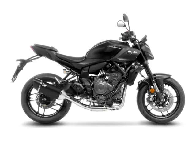 LeoVince LV-14  R Black Edition Eksos Yamaha MT-07 
