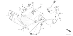 Honda Eksosanlegg Honda CB 125R