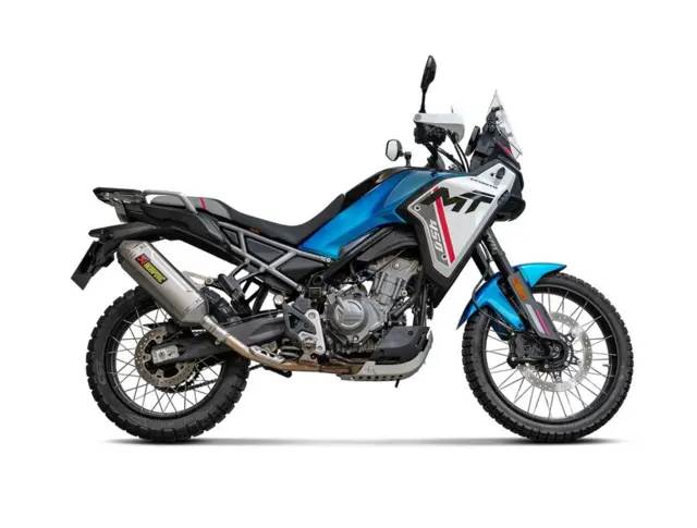 Akrapovic Slip-On Eksos Titan CFMoto 450MT 