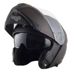 NOS NS-15F Motorsykkel Hjelm Matt XS Matt titanium