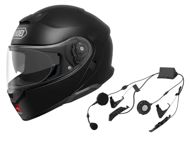 Shoei Neotec 3 + Sena SRL3 Pakke med hjelm og integrert intercom 