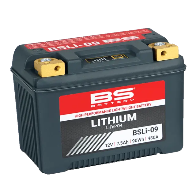 BS Lithium Batteri BSLI09 Tilsvarer YTX20CH-BS 
