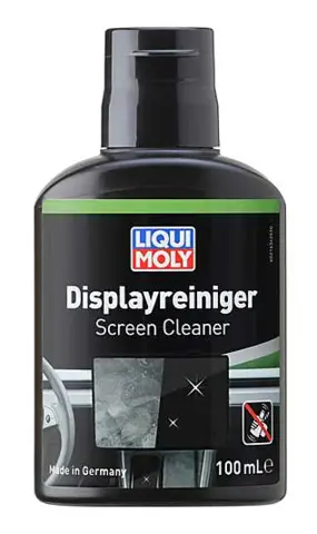 Liqui Moly Skjermrens Rent display på motorsykkelen og i bilen
