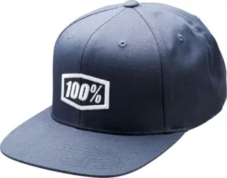 100% Icon Snapback Caps Junior Snapback med brodert logo
