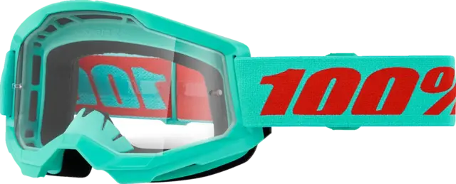 100% Strata 2 Crossbriller Klart glass - Teal 