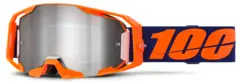 100% ARmatic Crossbriller S&#248;lv Speilglass - Bl&#229;/Oransje