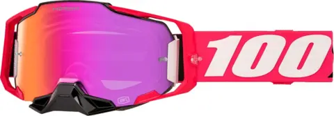 100% Armega Crossbriller R&#248;dt Speilglass HiPER - Kloug
