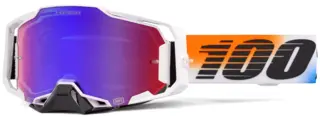 100% Armega Crossbriller R&#248;d/bl&#229; Speilglass HiPER - United