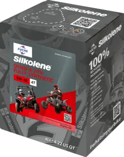 Silkolene 5W-40 ATV/UTV-olje 4 Liter Fullsyntetisk olje til ATV og UTV