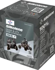Silkolene 10W-40 ATV/UTV-olje 4 Liter Delsyntetisk olje til ATV og UTV