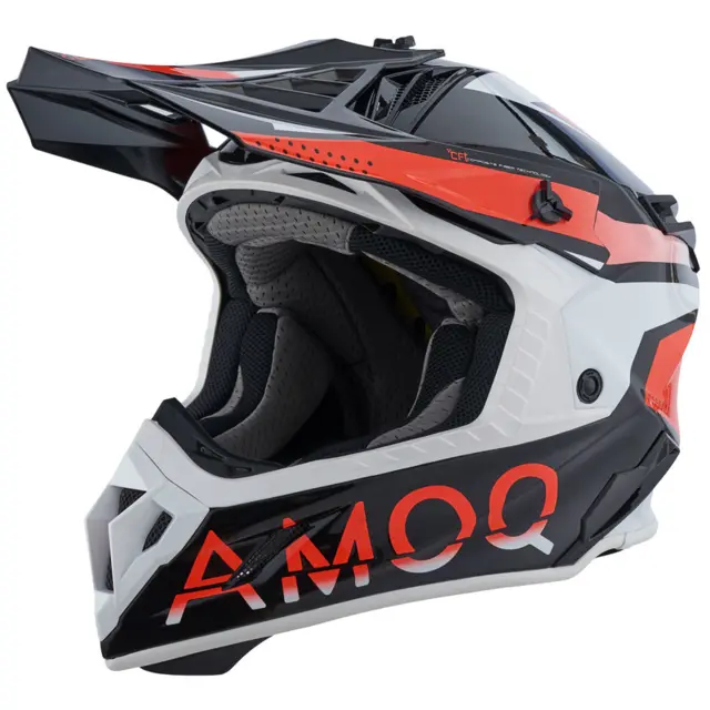 AMOQ Friction MIPS Crosshjelm XS Rød/Sort 