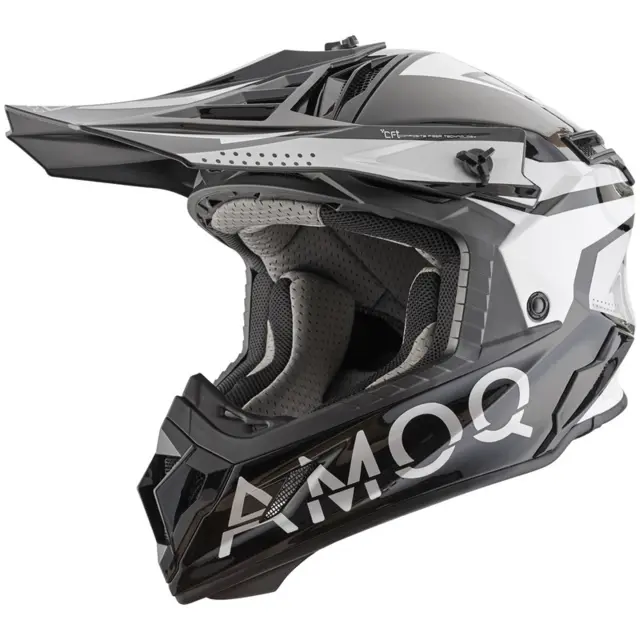 AMOQ Friction MIPS Crosshjelm XS Sort/Grå 