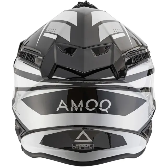 AMOQ Friction MIPS Crosshjelm XS Sort/Grå 