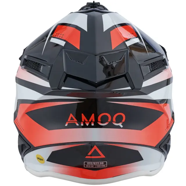 AMOQ Friction MIPS Crosshjelm XS Rød/Sort 