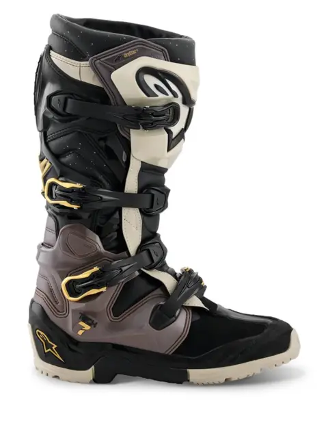 Alpinestars Tech 7 Enduro Støvel Sort/Grå/Gull - 47 (US 12) 